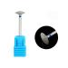 Natury Nails 3/8" Diamond Nail Drill Bit for Pedicure Calluses and Roughness Blue Medium Grit