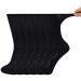 +MD Men's Non-Binding Bamboo Diabetic Dress Socks 10-13 Black - 6 Pairs - Buy Online on GoSupps.com
