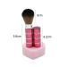 Retractable Powder Brush | Portable Nail & Face Blush Makeup Brush with Cover - Red Travel Essential | Shop Internationally - Buy Online on GoSupps.com