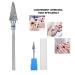 Tungsten Steel Nail Art Drill Bit for Manicure Pedicure - Electric Grinding Head Tool for Home & Salon Use - Buy Online on GoSupps.com