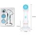 High-End Silicone Facial Cleansing Brush | Exfoliating & Blackhead Cleaning Pores | USB Electric Cleaning Brush (Blue) - Buy Online on GoSupps.com