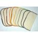 1 Ply Organic Flannel Washable Baby Wipes 8 x 8 Inches Organic Thread Earth s Palette Set of 10 - Buy Online on GoSupps.com
