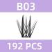 Eyelash Extensions Set B03+B - DIY Lash Extension Kit with 192 PCs Adhesive & Remover for Beginners - Buy Online on GoSupps.com