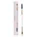 Docolor Eyebrow Brush Duo Eyebrow Spoolie 1Pc Professional Angled Eye Brow Brush Perfect for Lining and Shaping Brows Spoolie for Brows or Lashes White