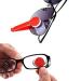 12 Pcs Mini Sun Glasses Eyeglass Microfiber Spectacles Cleaner Soft Brush Cleaning Tool Mini Microfiber Glasses Eyeglasses Cleaner Cleaning Clip (Random Color) - Buy Online on GoSupps.com