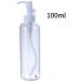 Pump Bottle Plastic Press Transparent Lotion Dispenser Bottle Cosmetic Containers for Travel 100ML Plastic Press Bottle - Buy Online on GoSupps.com