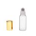 Hustar Essential Oil Roll-on Bottles Ideal for Aromatherapy Glass Empty Refillable 5ml 12 Pack Gold