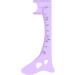 Eyebrow Ruler | Silicone Eyebrow Makeup Mapping Template | Brow Positioning Ruler Makeup Guide Tool Professional Quick Eye Makeup Tool Purple - Buy Online on GoSupps.com