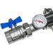 Buy Nordic Tec Heating Circuit Distributor with Ball Valves Flow Meter & Thermometer - 9 Heating Circuits - International Shipping Available - Buy Online on GoSupps.com