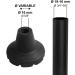 KMINA 3/4 inch Heavy Duty Rubber Cane Tips (x2) - Non Slip Crutch Tips - Made in Europe - Buy Online on GoSupps.com