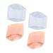 2 Pairs Silicone Arch Support Foot Massage Mat High Arch Cushions Arch Sticker Flat Foot Corrector Arch Support Gel Insoles Arch Pad Men and Women Arch of Foot
