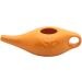 Milageto 250ml Ceramic Pot Nasal Pot for Travel Durable Portable Comfortable Grip Nose Cleaning Pot for Nasal Rinsing Nose Washing Orange - Buy Online on GoSupps.com