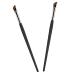 Outanaya 2pcs Eyebrow Brush Thin Eyeliner Brush Cosmetic Blending Brush Angled Eyeliner Brush Wood