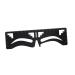 Angoily Eyebrow Design Eyebrow Card Ruler Tool Template Metal Eyebrow Ruler Positioning Ruler Make up