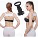 Posture Corrector Adjustable Clavicle Men Woemen Upper Back Brace Shoulder Lumbar Support Belt Corset (Black M) Better life Slimming Black L