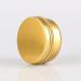 Zeoabsy 10-Pack 50ml Gold Aluminum Empty Jars - Round Screw Lid Tins for Cosmetics Candles Ointments + 5 Spatulas & 1 Etiquette - Buy Online on GoSupps.com