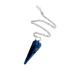 Dowsing Pendulum Healing Crystals Orgonite Crystal Point Scrying Dowser 100% Genuine Gemstone Crystal Pendulum Handcrafted Healing Crystal Gifts Witchcraft Supplies (Sodalite)