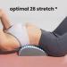 Exqst Refresh Neck & Back Support - Adjustable Pain Relief for Sciatica & Scoliosis - Gray - Buy Online on GoSupps.com