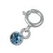 Nail Piercing Silver with Turquoise Stone - 925 Sterling Silver Nail Art for Fingers & Toes | International Shipping Available - Buy Online on GoSupps.com
