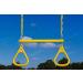 Ultimate Trapeze Bar with Rings - 6 Colors | Easy to Install | 250lb Capacity | DIY Swingset Accessory - Yellow - Buy Online on GoSupps.com
