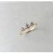 14k Gold Crown Blue Diamond CZ Ring - Size 6 | Engagement Anniversary Gift - Buy Online on GoSupps.com