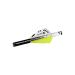 New Archery Products Quikfletch Hellfire Stabilizing Fletching for Increased Accuracy of Compound Bow Arrows & Crossbow Bolts - 6 Pack White/Yellow 2" Vane