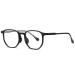 Fuqinqingoz Big glasses light reading glasses anti-blue light computer readers anti-eyes load flat light mirror (color: black size: +100) +100 black
