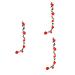 Zerodeko 3pcs String Artificial Flower Garland Decorated Garland Christmas Flower Garland Holiday Garland Office Decorations Christmas Garland Guirnaldas Para Ornament Window Flower Vine As Shownx3pcs mediumx3pcs