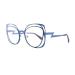 Clear Vision Computer Readers Anti Blue Light Blocking Reading Glasses Eyeglasses Flat Light Mirror Big Frame 1.00 Blue