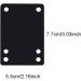 YS Sport 4 Pcs Skateboard Riser Shock Pads | Longboard Soft 1/8 (3mm) Black Shockpads - Buy Online on GoSupps.com