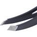 NBGGFF Tweezers Eyebrow tweezers Stainless steel bevel flat point hair removal professional eyebrow tweezers Schwarz - Buy Online on GoSupps.com