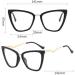 Parwana Mode Oversized Cat Eyes Reading Glasses for Women - Trendy Anti-Glare & Blue Light Blocking - Black +100 - Buy Online on GoSupps.com