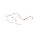 Zhuyiqz Retro Round Anti UV Reading Club Comfort Computer Readers Anti Blue Lights Presbyopia Glasses Flat Lights (Color: Rose Size: +0.00) +0 Rose