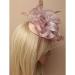 Pink Chiffon fabric flower & feathers fascinator on aliceband Wedding Races - Buy Online on GoSupps.com