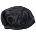 Silk Sleeping Cap for Women & Girls - Soft Hair Bonnet for Long Hair Care - Black - Buy Online on GoSupps.com