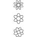 3 Flower Mini Blocks Quilting Stencil - 4x15 by StenSource | Shop Now - Buy Online on GoSupps.com
