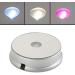 Buy Hilitate Colorful LED Light Rotating Crystal Stand - Round Mirror & 2 LEDs for Home Textiles | Battery Not Included | International Shipping - Buy Online on GoSupps.com