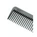 Chicago Pet Comb - Large Size for Long or Thick Fur - Gentle and Smooth - Made in USA - Dogs and Cats - Carbon Fiber - Graphite Black - Buy Online on GoSupps.com