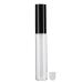 Filfeel 50 pieces 10 ml empty clear lip gloss container for lipstick sampling lip balm mini refillable travel empty lip gloss bottle tube vials container