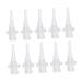 BEBEMOKO 10pcs Disposable Ear Cleaning Tips Safe Replacement Nozzles for Ear Washers Gentle Care Tool Wax Removal Tips
