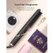 ANGENIL Travel Hair Straightener Brush Nano Ceramic Titanium 4 Heat Settings Dual Voltage for Black Hair & Beards Frizz-Free Finish Auto Shut-off - Buy Online on GoSupps.com
