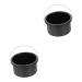 Beaupretty 2 STK WOOLE WOOR SCHAME FLACK LOOD TO HAIR RENATION TOGE FROM WACING WABLE TAGE CONTER HAIR RECEMENT POLL PACK Aluminum Set Sell Blackx2St 12.4x6.5x6.5cmx2PCs