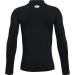 Under Armour Boys' ColdGear Mock Long Sleeve T-Shirt - Black/White, Medium - Buy Online on GoSupps.com