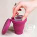 Mylily Menstrual Cup Steriliser - Foldable Microwave Cleaner for All Types of Menstrual Cups | 100% Medical Silicone | Berry Color - Buy Online on GoSupps.com