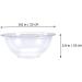 FRCOLOR 3 Pcs Lace Washbasin Spa Basin Wash Basin Transparent Bathroom Bowl Laundry Hand Wash Bucket Small Bowl Cosmetics Water Basin Bathing Basin Home Tools Fruit Bowl Pp Fashion 23x23cmx3pcs Transparentx3pcs - Buy Online on GoSupps.com