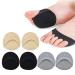 3 Pairs Honeycomb Forefoot Pads Honeycomb Fabric Metatarsal Pads Foot Cushions Forefoot Pad Feet Sweat Pads Metatarsal Pads Reusable Relief Foot Fatigue Pain for Women Various Shoe Types