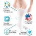 Comfort Finds Diabetic SwellSox - Breathable Cotton Socks for Improved Foot Circulation - Non-Binding Top, Loose-Fitting Design - White (3 Pair) - Buy Online on GoSupps.com