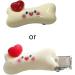 hgnxa Cute Heart&Bone Shape Hairpins Hot Girls Duckbill Hair Clip Spring Hair Clip for Woman Ponytail Side Hair Clip Beige - Buy Online on GoSupps.com