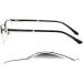 Buy Mincl Transition Photochromic Bifocal Reading Glasses - UV400 Rectangular Frame for Men & Women (Black 0.00/+2.50 Magnification) - International Shipping Available - Buy Online on GoSupps.com
