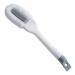 HAIBING Brush Home Shoes Brushes Long Handle Soft Plush Shoe Brush Cleaner Non-Injury Shoes Clean Brushes Fabric Care Board Leather Cleaner Sneakers Care Bathroom Tool Shoe Brush(Gray) Grey